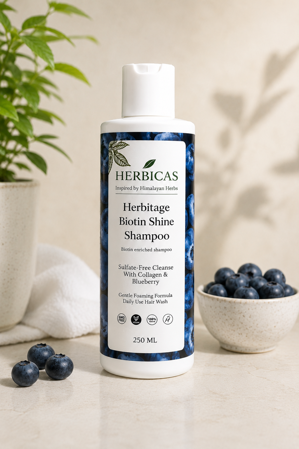 Herbicas-Biotin-Powered Shine for Healthier Hair