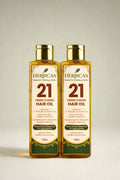 Herbicas 21 Herbs Hair Oil Combo (Pack of 2 x 190 ml) – Anti Hair Fall & Hair Growth Booster