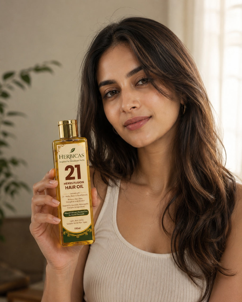 Herbicas 21 Herbs Hair Oil Combo (Pack of 2 x 190 ml) – Anti Hair Fall & Hair Growth Booster