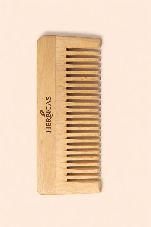 Herbicas 21 Herbs Hair Oil with Wooden Comb – Anti Hair Fall & Hair Growth Combo (190 ml)